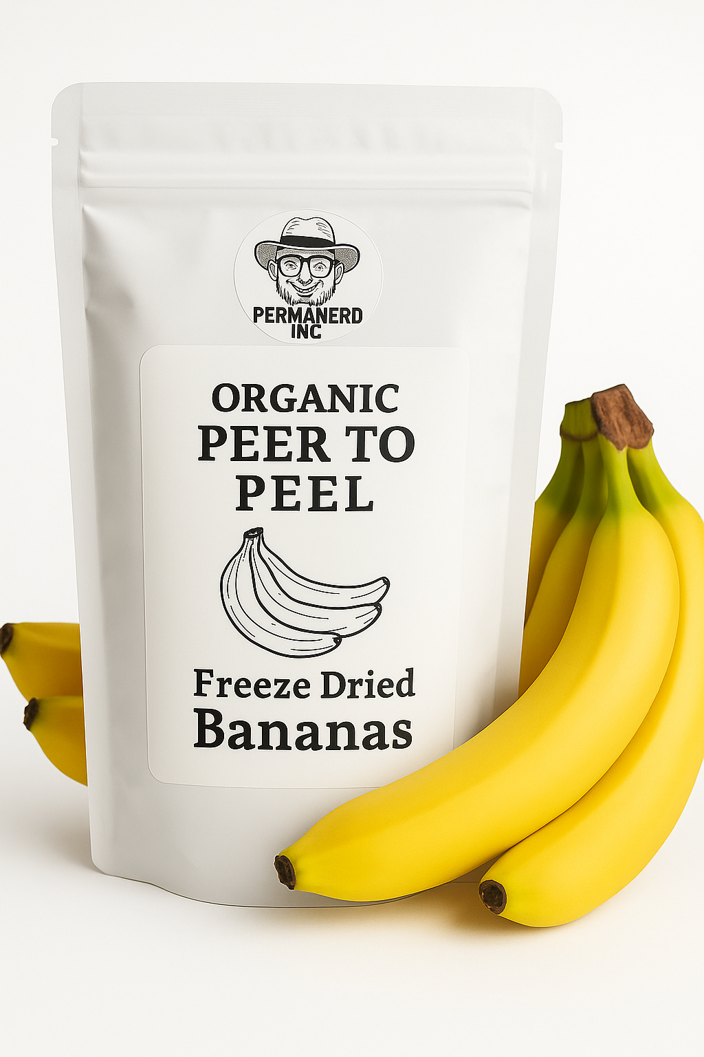 Organic Freeze Dried Bananas - Full Pint
